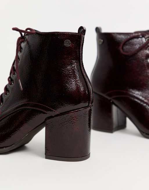 Xti cheap burgundy boots