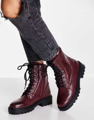 maroon boot laces