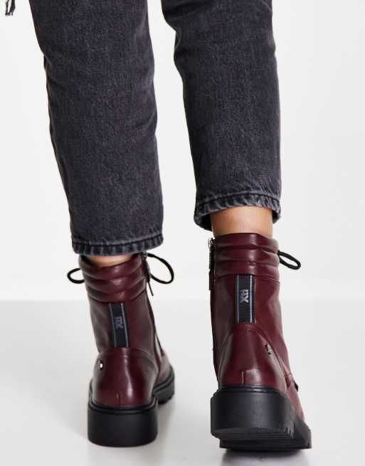 Xti store burgundy boots