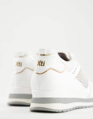 xti white trainers