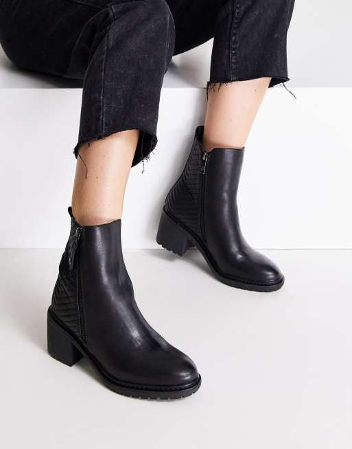 Side zip cheap ankle boots