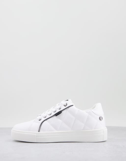 XTI - Sneakers met veters in wit