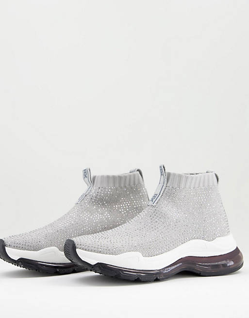 XTI sock trainers in grey