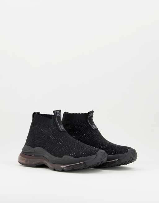XTI - Sorte sokke-sneakers