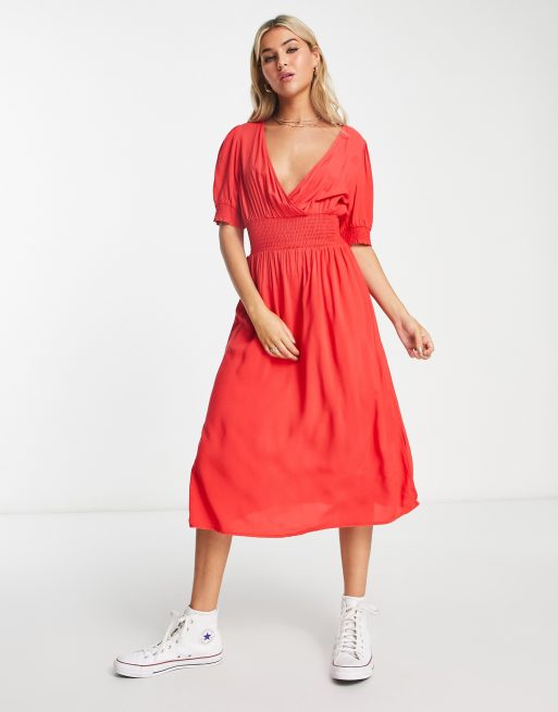 Robe rouge coquelicot new arrivals