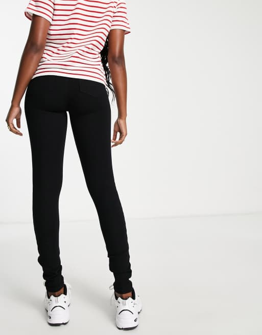 Y.A.S. - Ayo - Jeans skinny a vita alta neri, 2 di 4