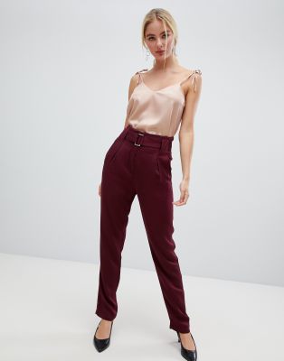high waisted pants asos