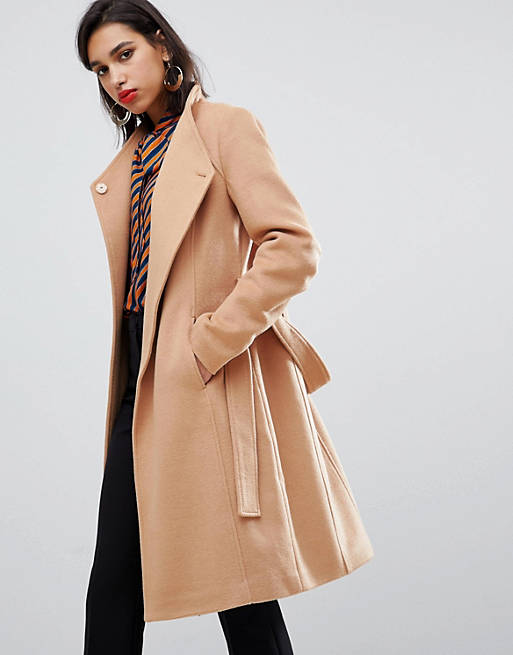 Y.A.S belted wrap coat