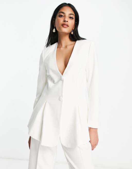 White on sale blazer asos