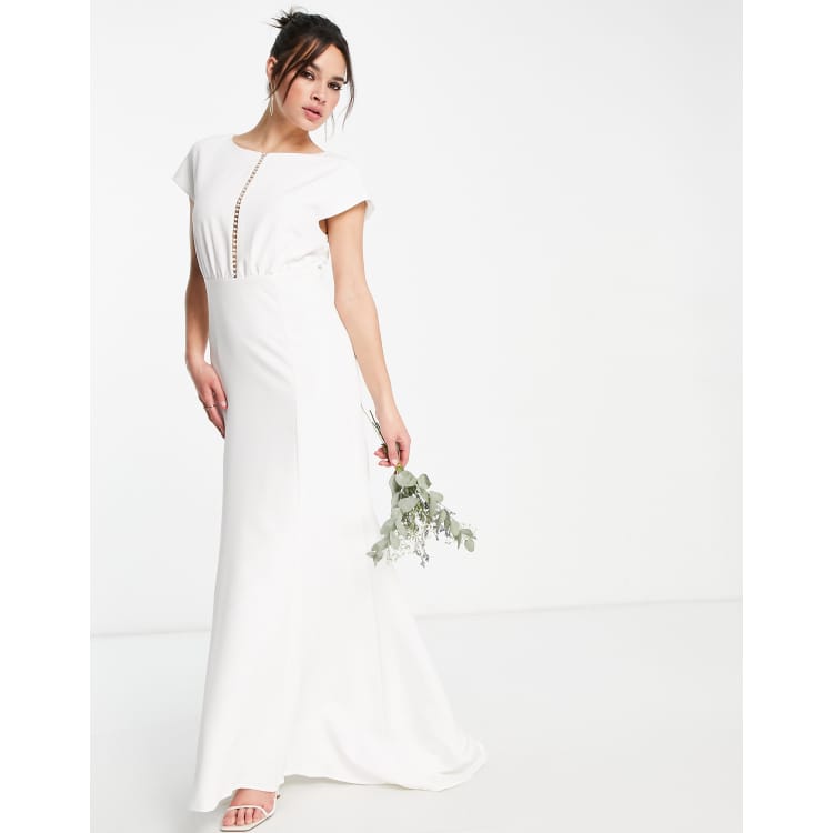 Empire waist outlet white dress