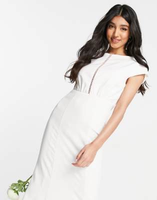 white empire dress