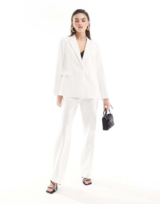 White hotsell tailored jacket