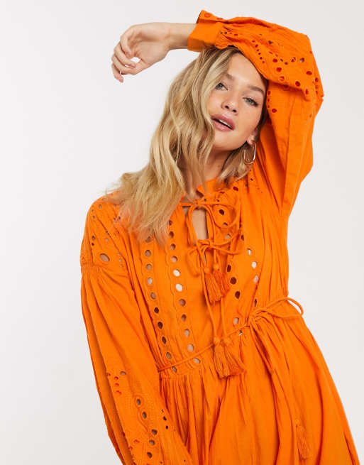 Yas jurk oranje hot sale