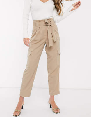 paper bag cargo trousers