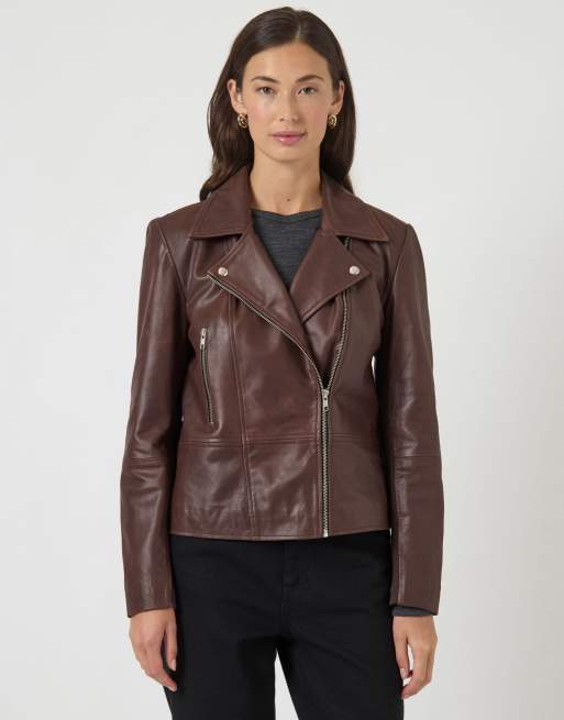 YAS - Chaqueta biker color achicoria