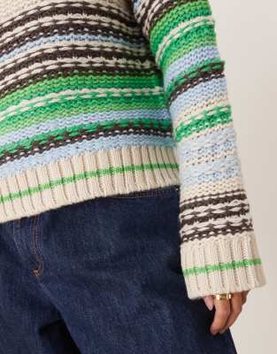 Y.a.s. Chunky Knit Sweater In Gray