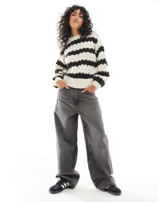 Y.a.s. Chunky Knitted Sweater In White