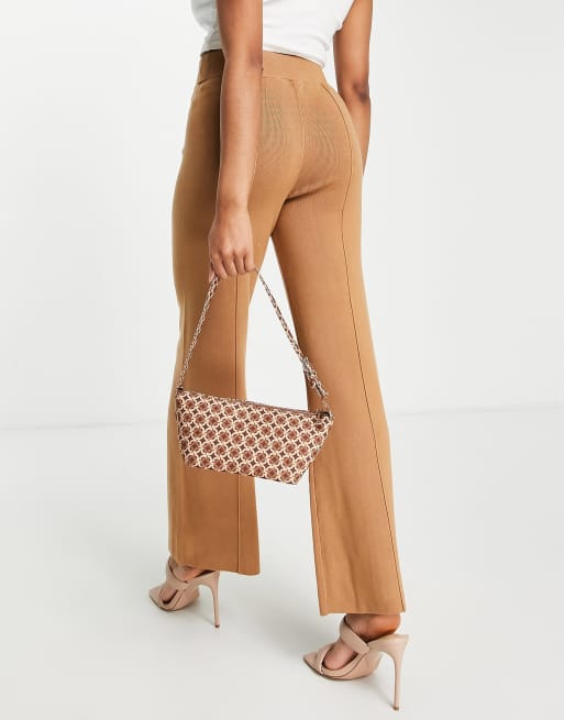 Y.A.S co-ord wide-legged pants in camel, 2 of 4