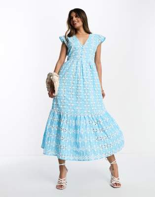 Yas tiered maxi sales dress