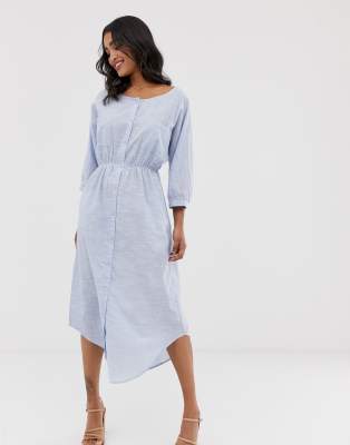 chambray maxi