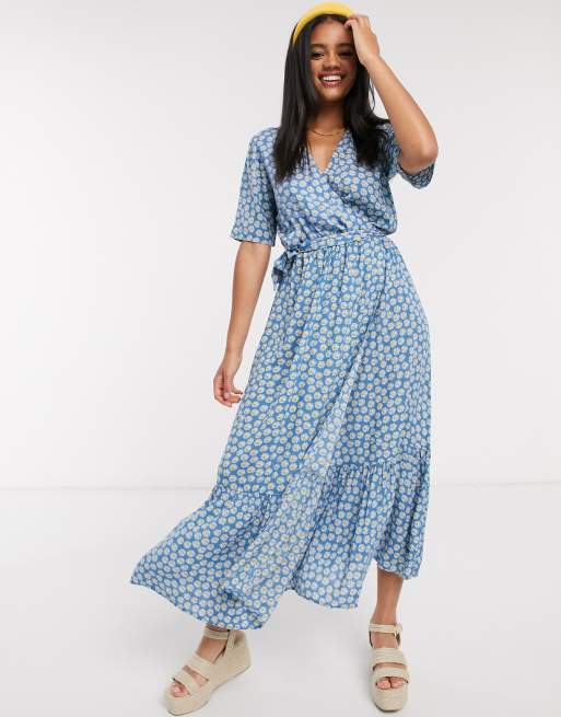 Y.A.S daisy wrap maxi dress | ASOS