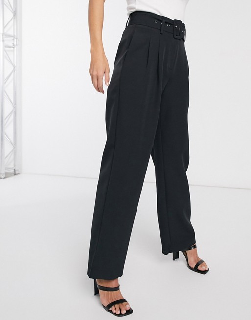 Y.A.S Dinah high waisted belted trousers