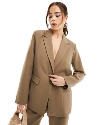 Y. A.S - Eleganter Blazer in Braun, Kombiteil