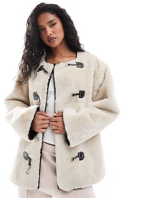 YAS TEDSY FAUX FUR JACKET YAS TEDSY FAUX FUR JACKET
