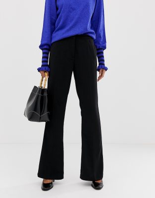 flared smart trousers