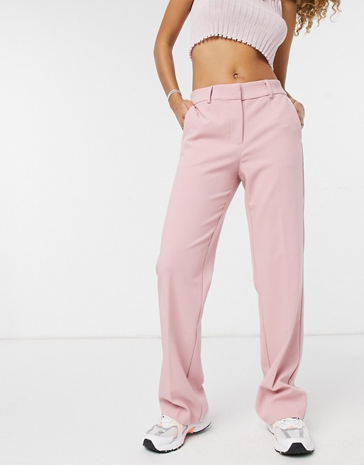 Y.A.S flared trouser co ord in pink