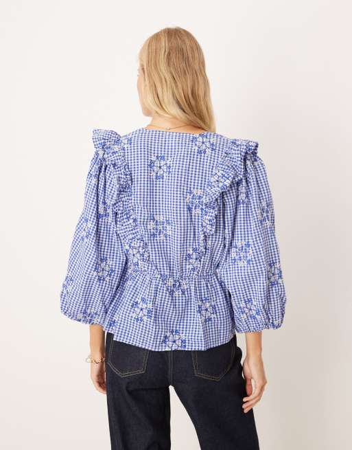 売れ筋商品|||ビーヤング シャツ レディース トップス BYMmmjoella - Blouse - palace blue ditsy mix ビーヤング シャツ レディース トップス BYMmmjoella - Blouse
