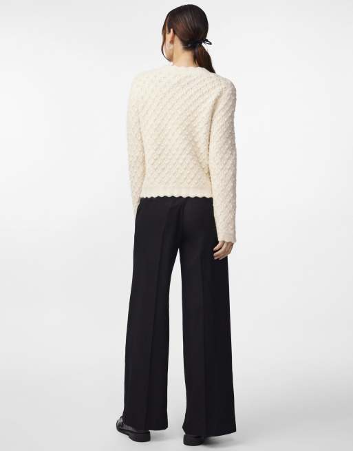 YAS gebreid vest in birch, 2 van 6