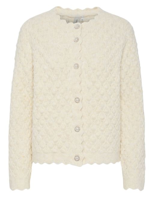 YAS gebreid vest in birch, 5 van 6