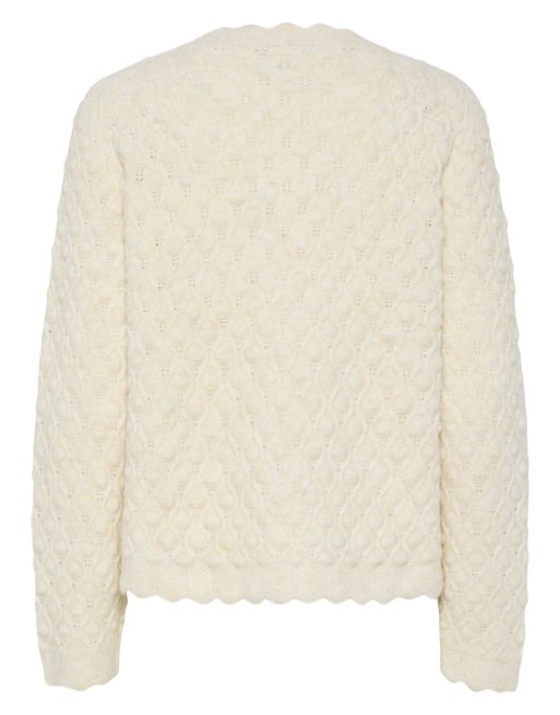 YAS gebreid vest in birch, 6 van 6