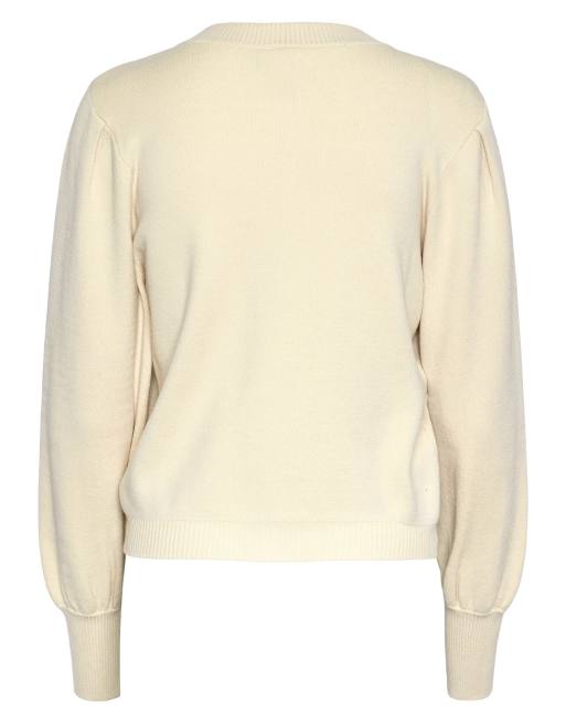 YAS gebreid vest in birch, 6 van 6