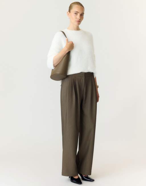 YAS gebreide pullover in sterwit, 5 van 7