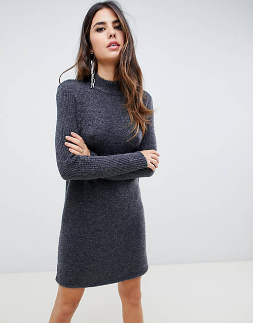 Y.A.S high neck knitted dress | ASOS