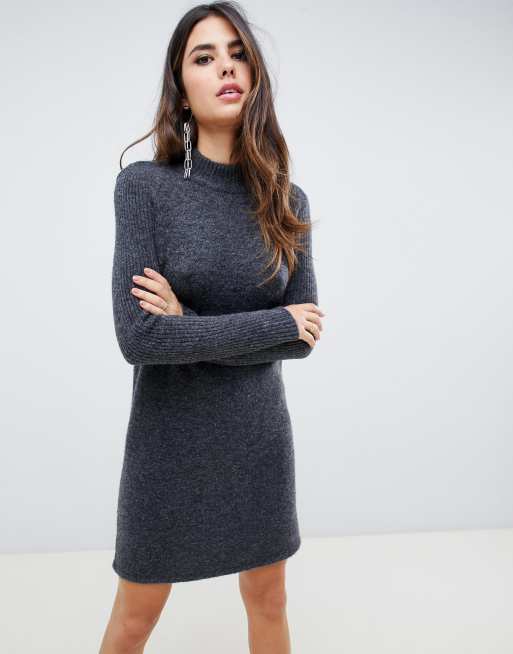 Y.A.S high neck knitted dress ASOS