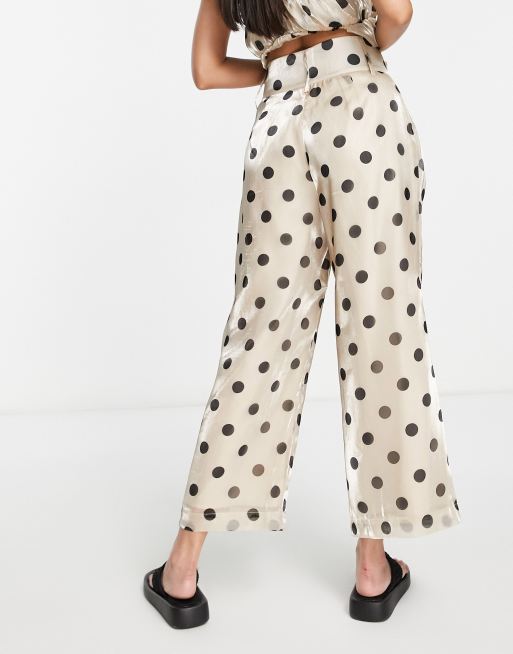 High rise hot sale cropped trousers