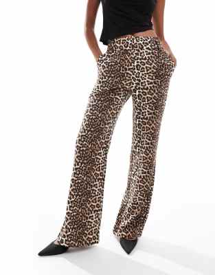 Y.a.s. High Waisted Flare Pants In Multi