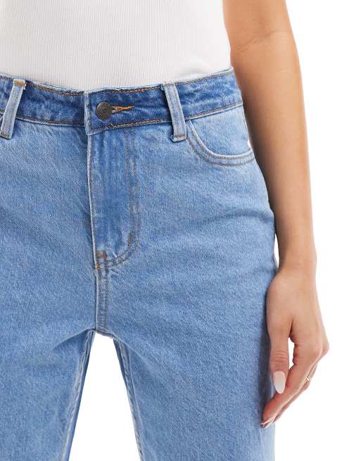 Y.A.S - Jeans dritti blu bicolore, 4 di 5