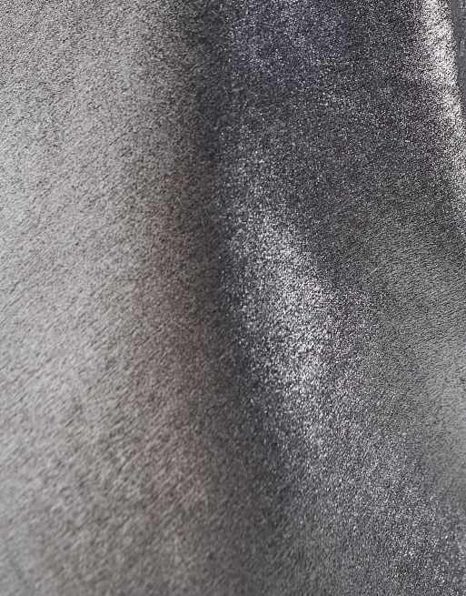 Y.A.S - Jupe longue à taille haute - Gris métallisé, 4 de 5