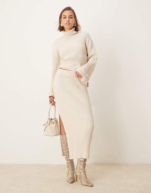 Jupe et pull en maille hotsell
