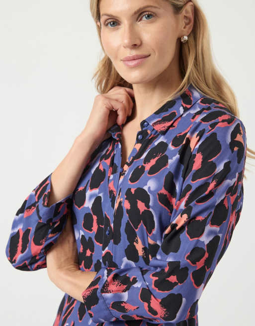 YAS - Jurk in blauw, 4 van 6