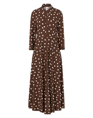 YAS - Kleid in Schokobraun Braun M