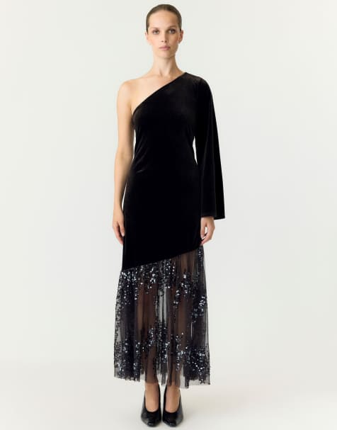 YAS Kleid in Schwarz - view 1
