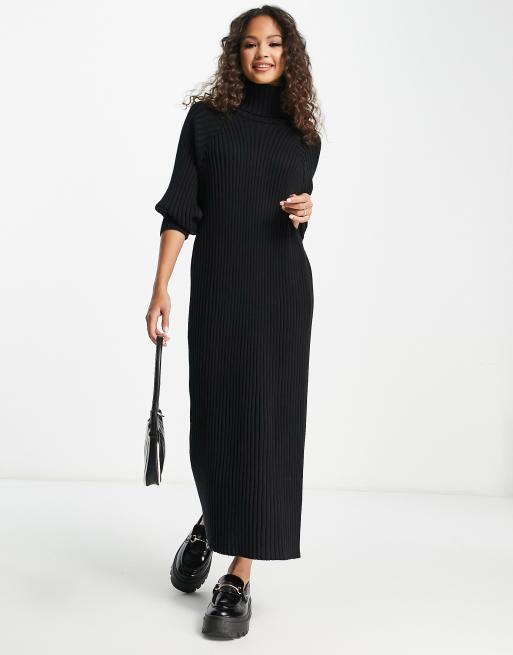 Roll neck hotsell knit dress