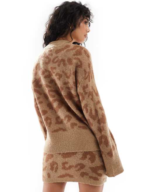 Leopard skin jumper deals
