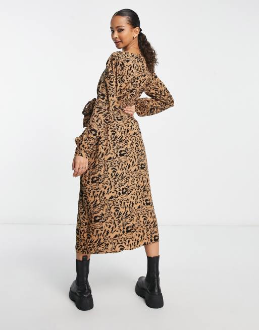 Yas leopard print on sale coat