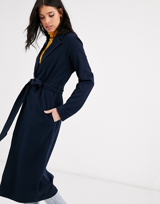 Y.A.S long line belted coat